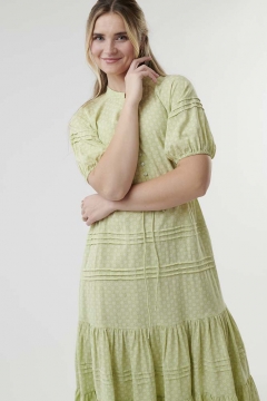 Raglan Puff Short Sleeve Dress